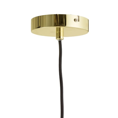 Bloomingville hanglamp met hanging basket Ø10 cm, helder-goud Bloomingville