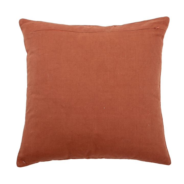 Bloomingville kussen met geweven patroon 45x45 cm, Rood Bloomingville
