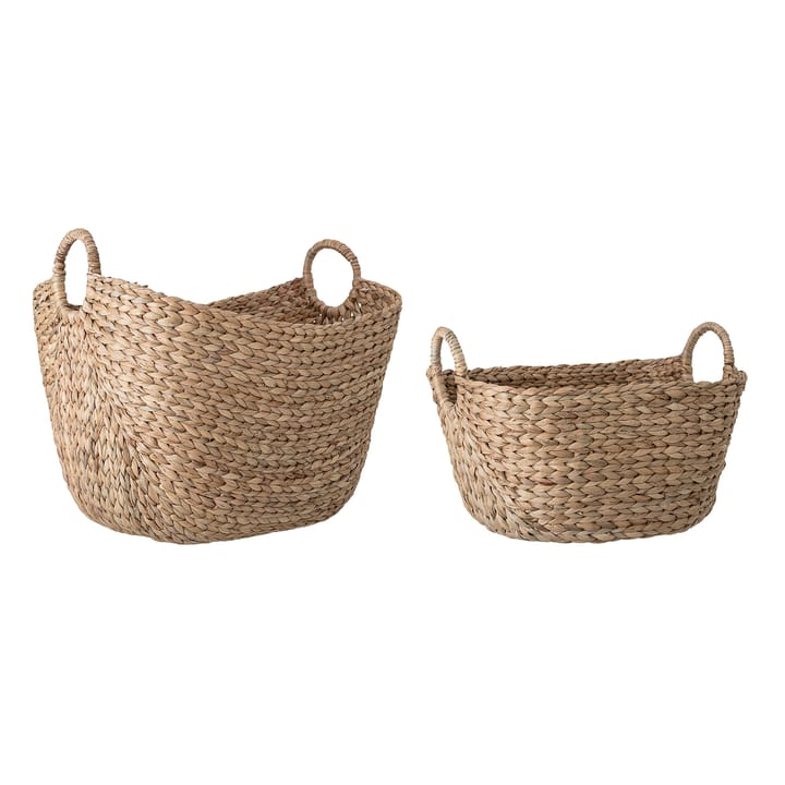 Bloomingville mand waterhyacint 2-pack, naturel (beige) Bloomingville