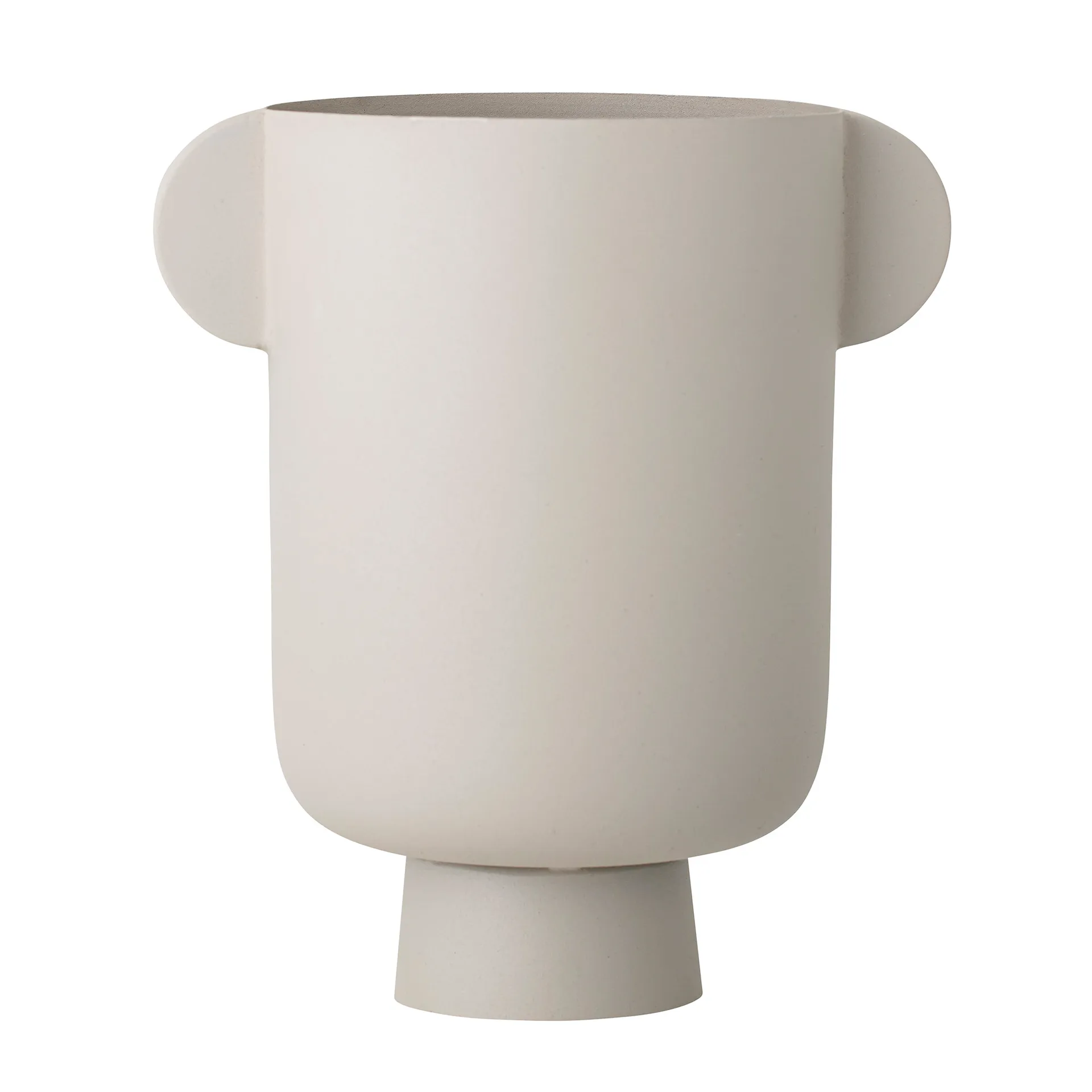 Bloomingville metalen vaas 29 cm, Grijs Bloomingville