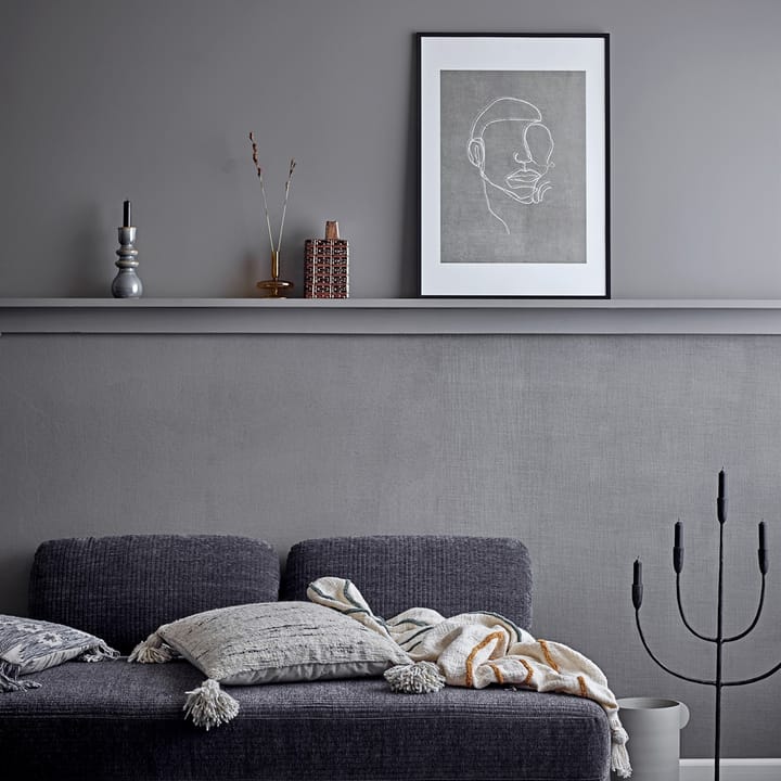 Bloomingville poster met gezicht 52x72 cm, Zwarte lijst Bloomingville
