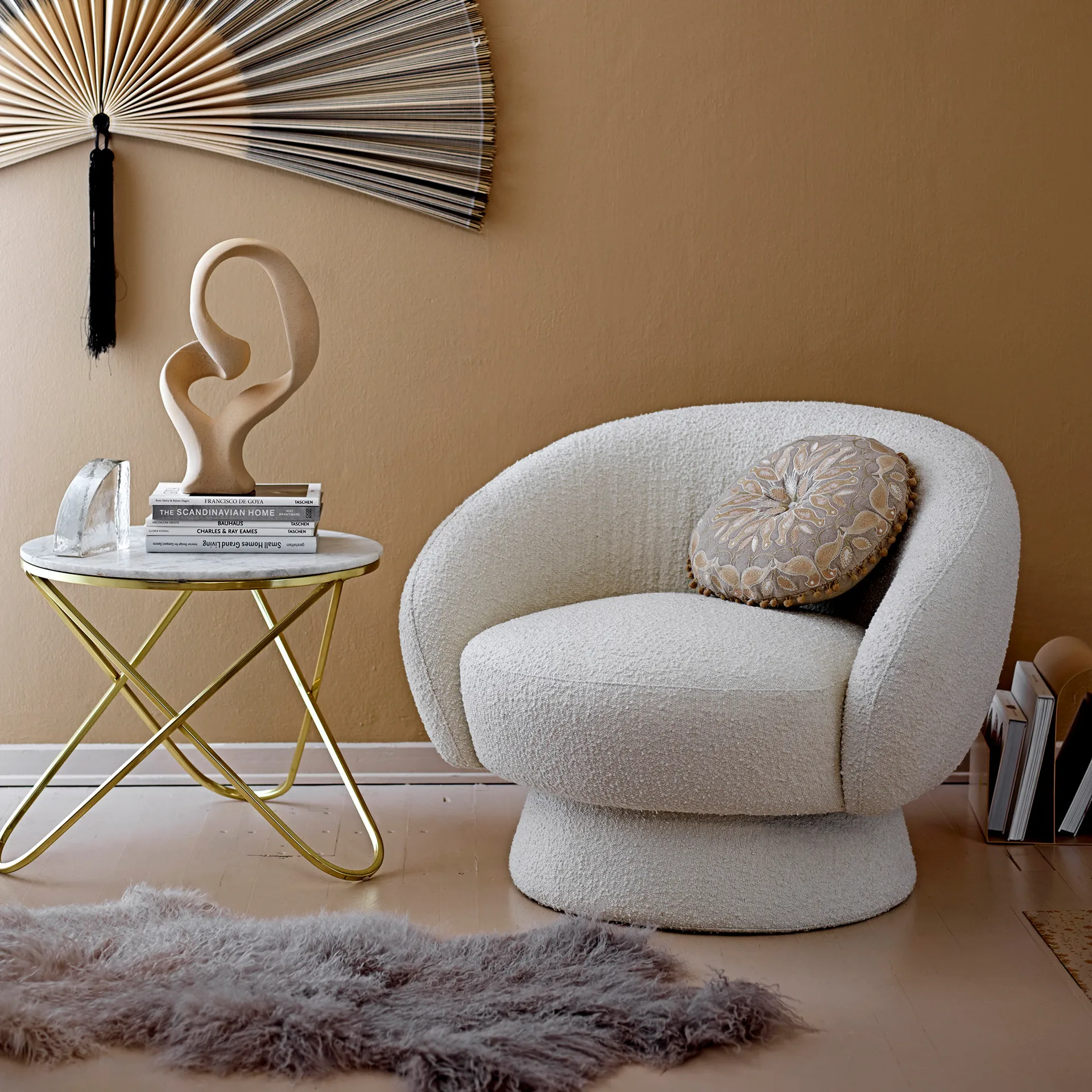 Bloomingville sculptuur 40,5 cm, Natuur Bloomingville