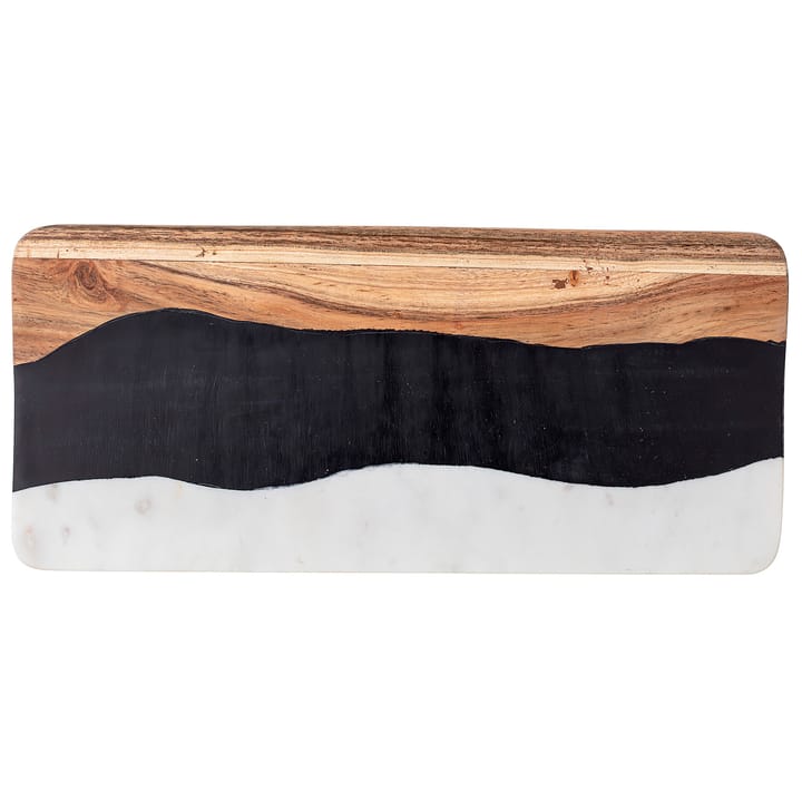 Bloomingville snijplank marmer-hars-acacia - 18x39,5 cm - Bloomingville
