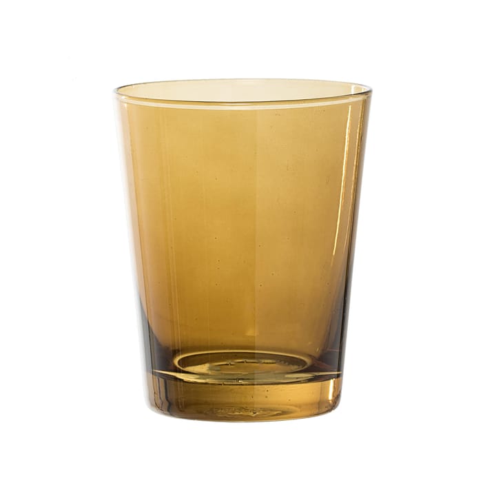 Bloomingville tandenborstelbeker bruin glas - Ø 8 cm. - Bloomingville