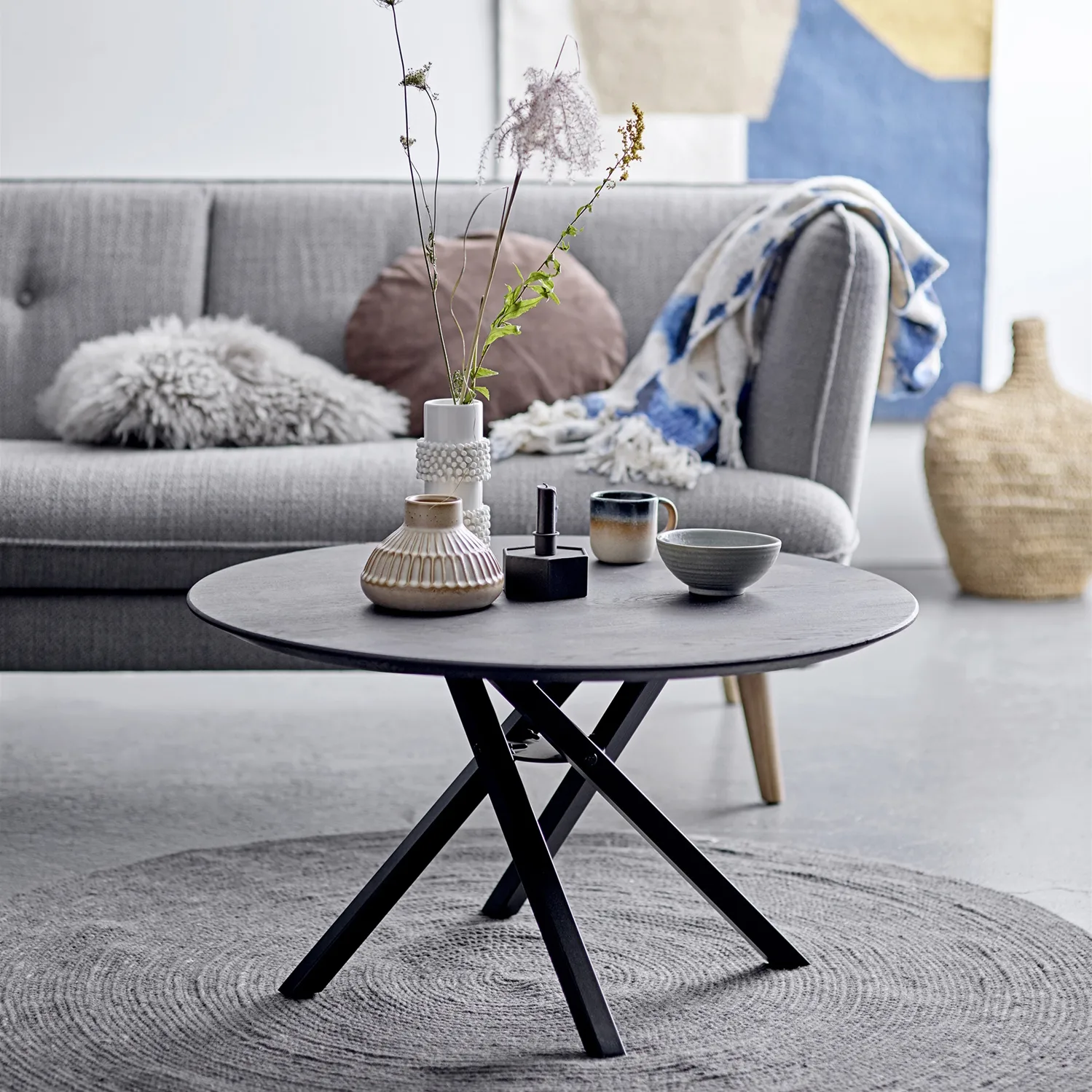 Bloomingville vaas 20,5 cm, Wit Bloomingville