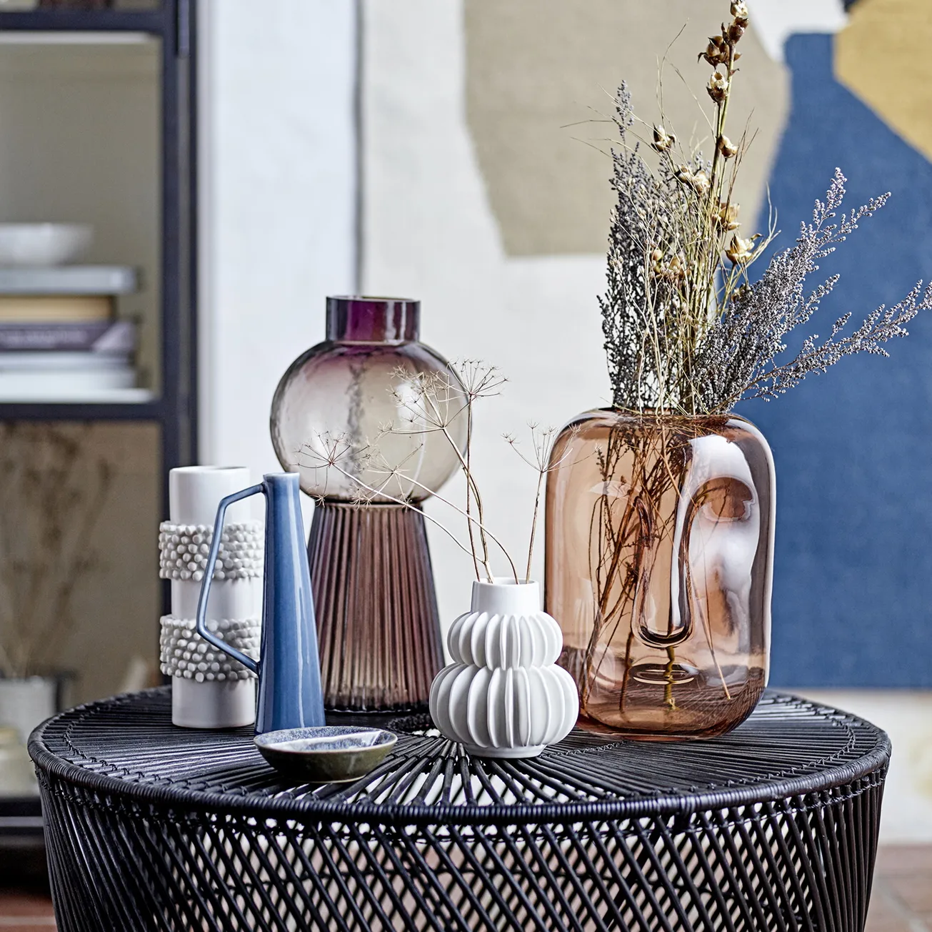 Bloomingville vaas 20,5 cm, Wit Bloomingville