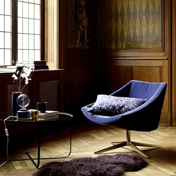 Bloomingville vaas metaal blauw-goud - 23 cm. - Bloomingville