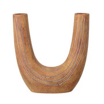 Bloomingville vaas terracotta 26 cm - Bruin - Bloomingville