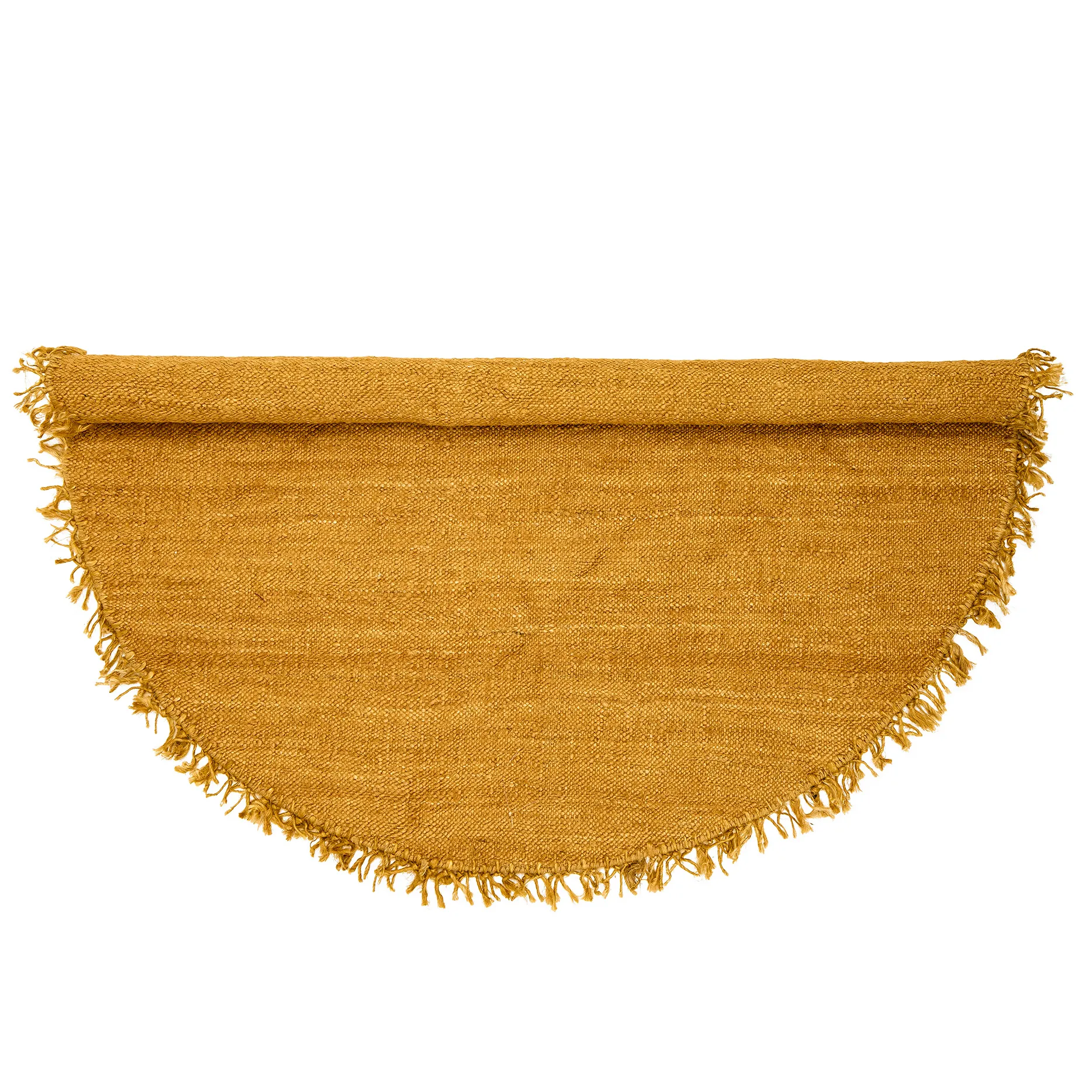 Bloomingville vloerkleed jute Ø 150 cm, Goud Bloomingville