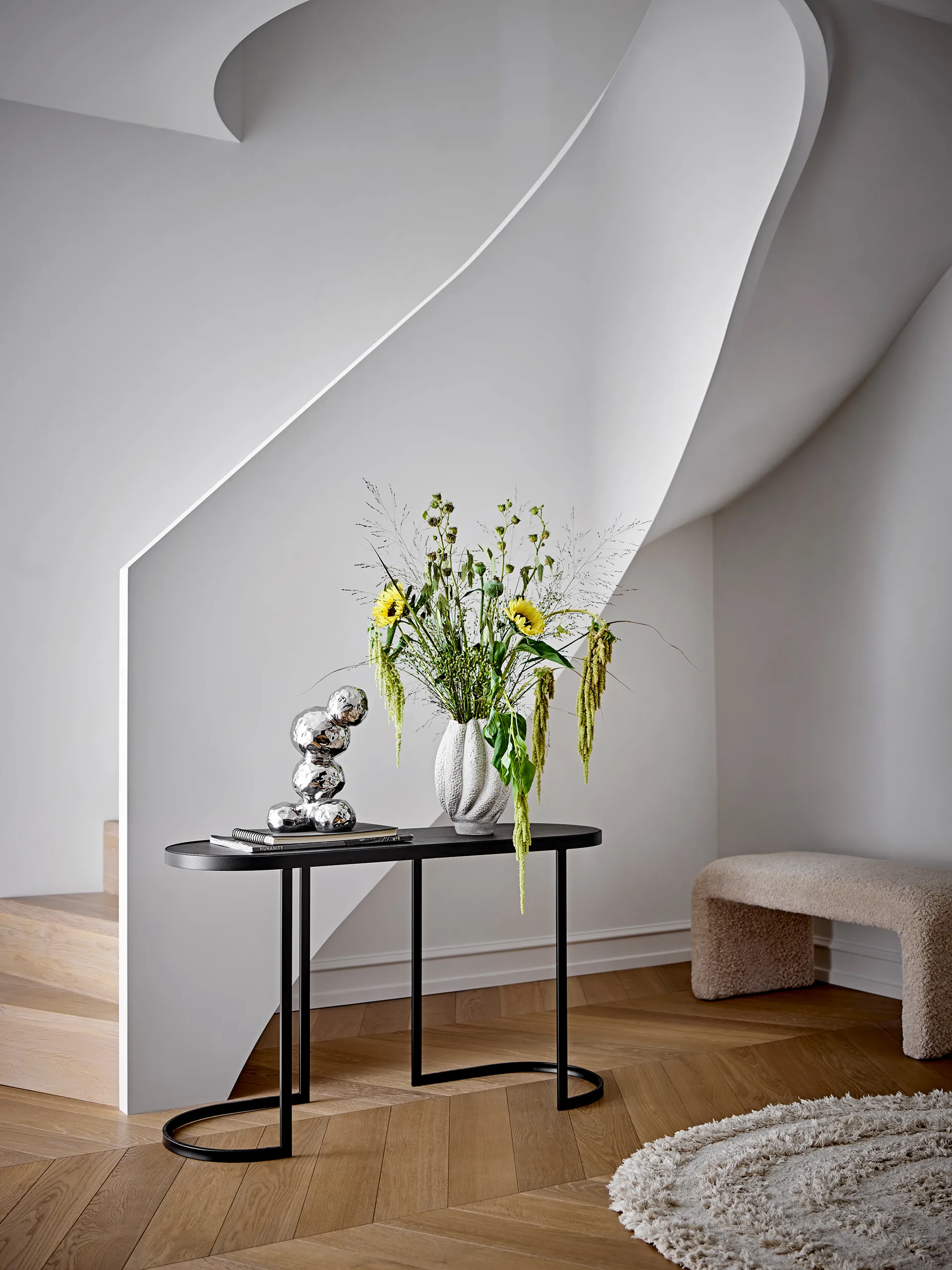 Bobby sculptuur, Zilverkleurig Bloomingville