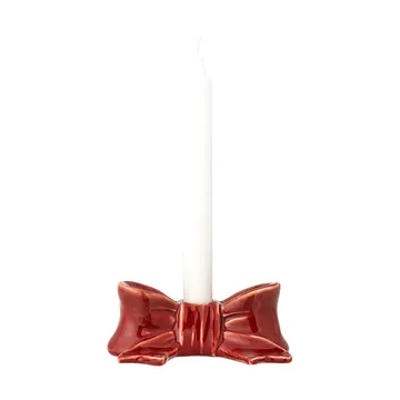 Bow kandelaar - Rood, 11,5 cm - Bloomingville