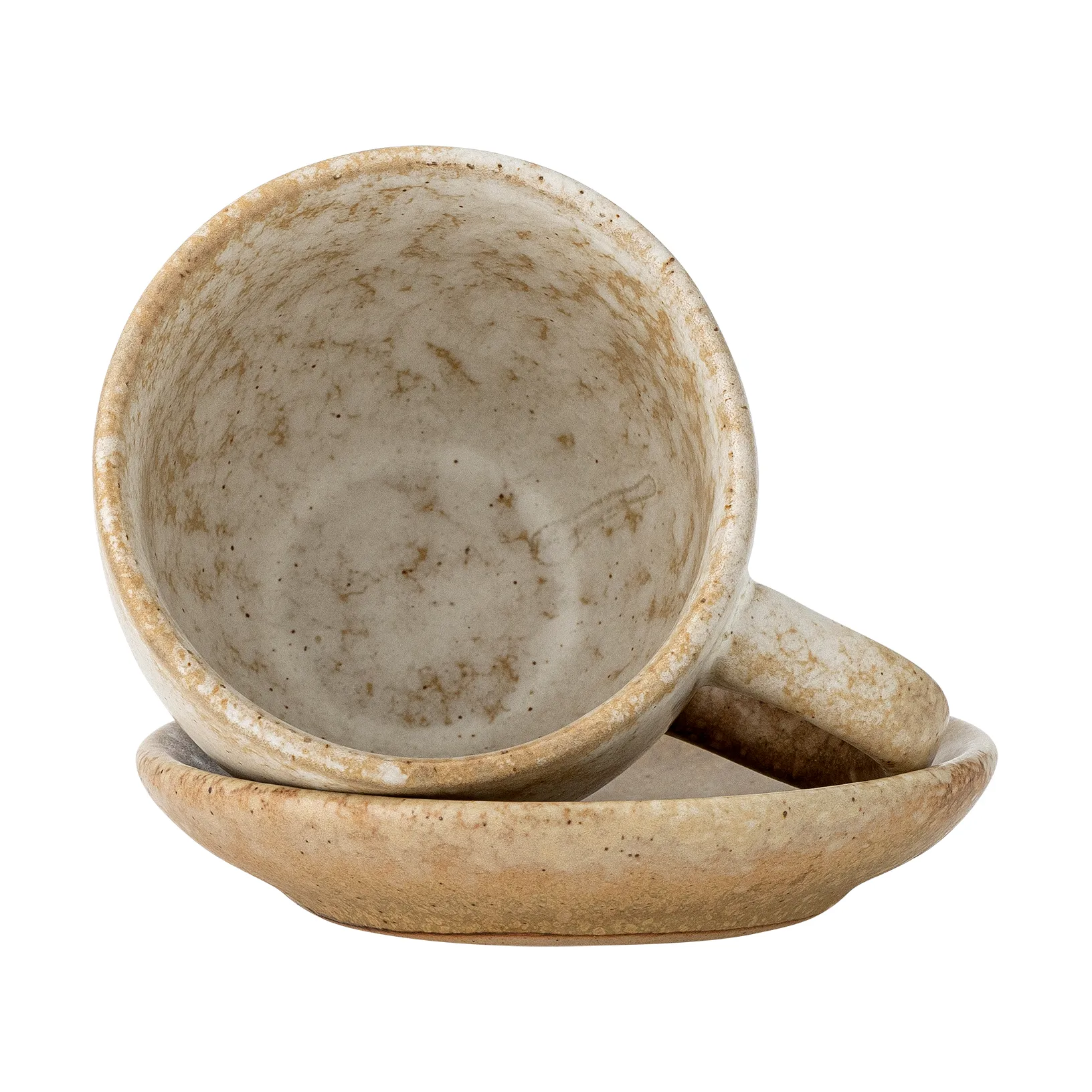 Brenta kopje met schotel 4-pack, Natuur Bloomingville