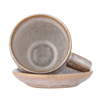 Brenta kopje met schotel 4-pack - Roos - Bloomingville