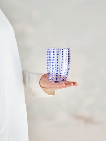 Brinley drinkglas 4-pack - Blauw - Bloomingville