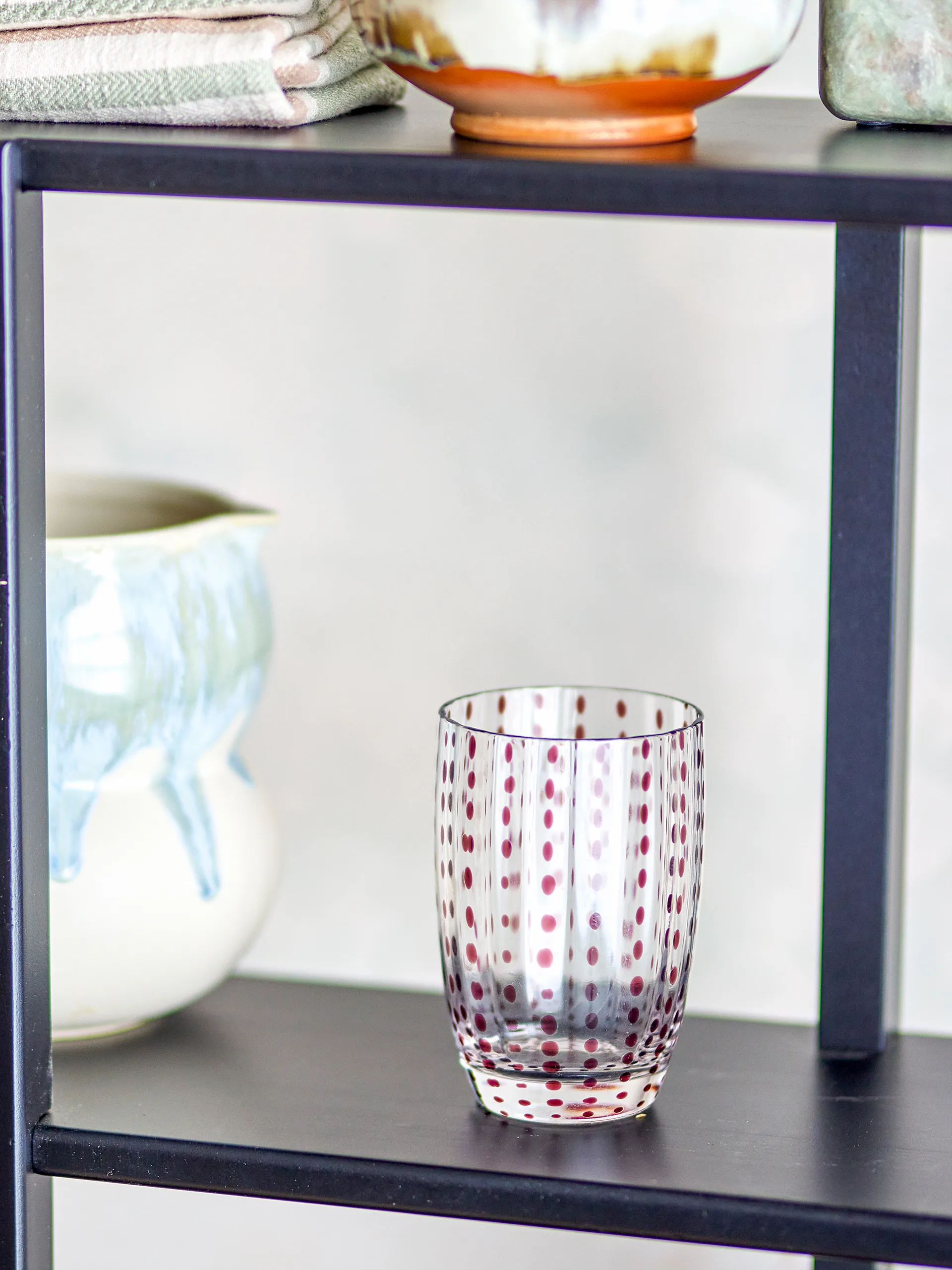 Brinley drinkglas 4-pack, Bruin Bloomingville