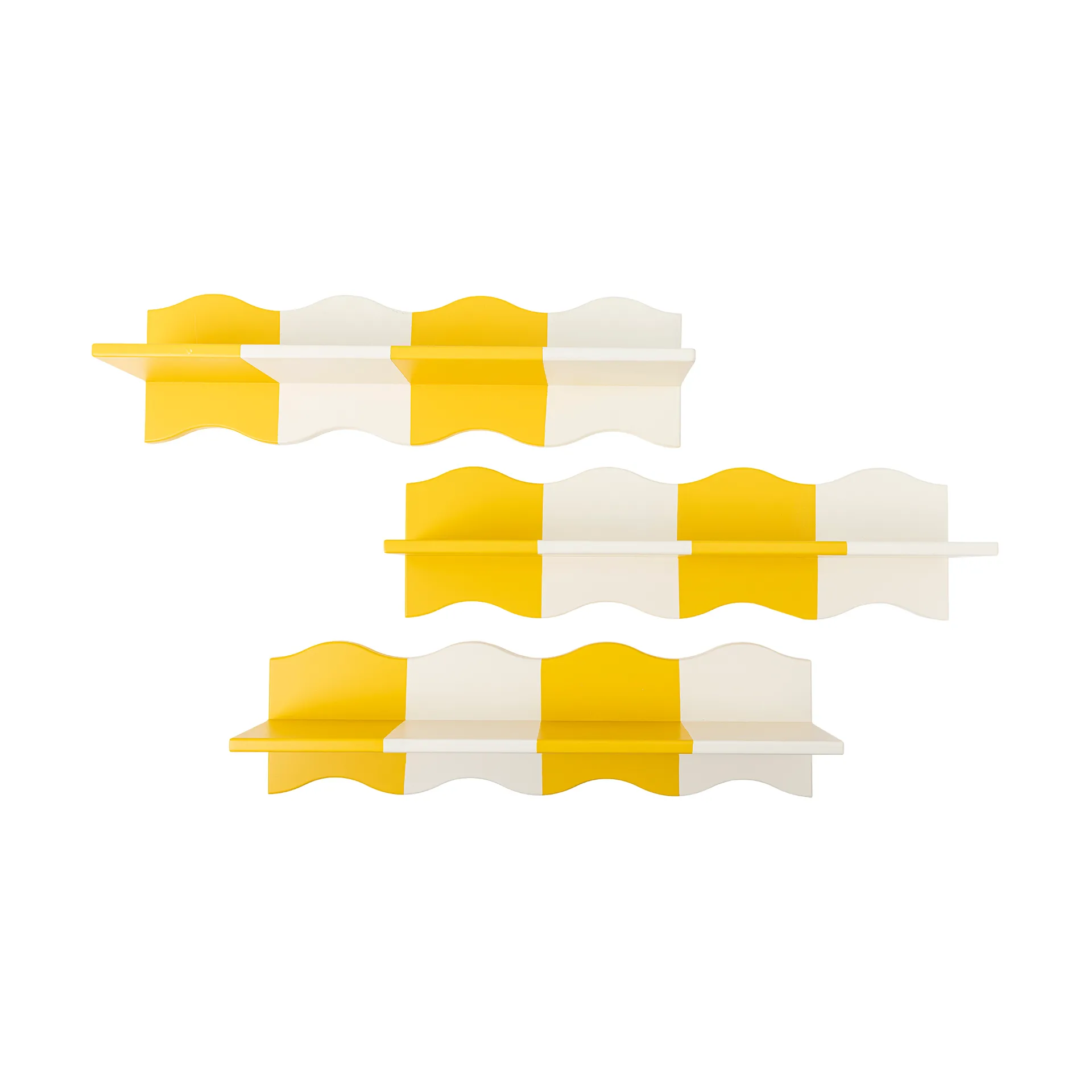 Bubbi plank 80x22,5 cm, Geel Bloomingville