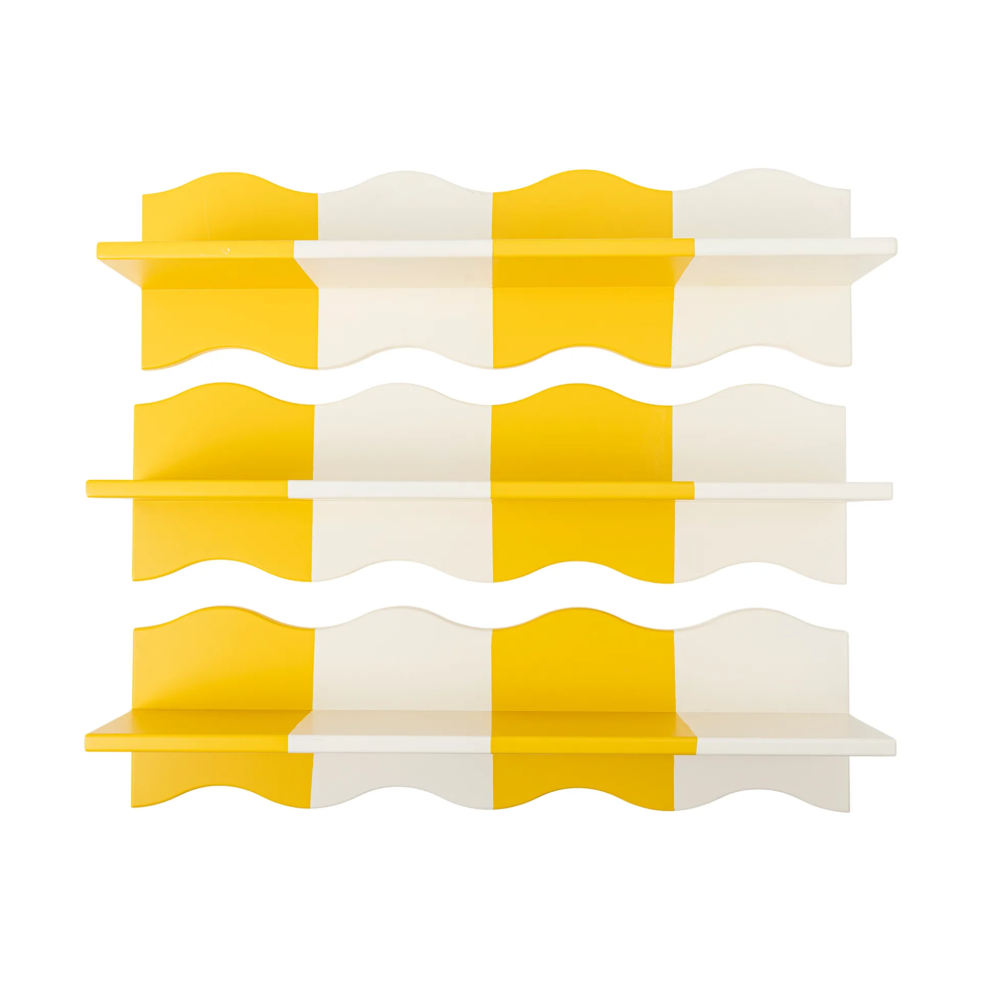 Bubbi plank 80x22,5 cm, Geel Bloomingville