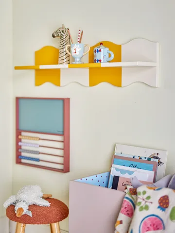 Bubbi plank 80x22,5 cm - Geel - Bloomingville