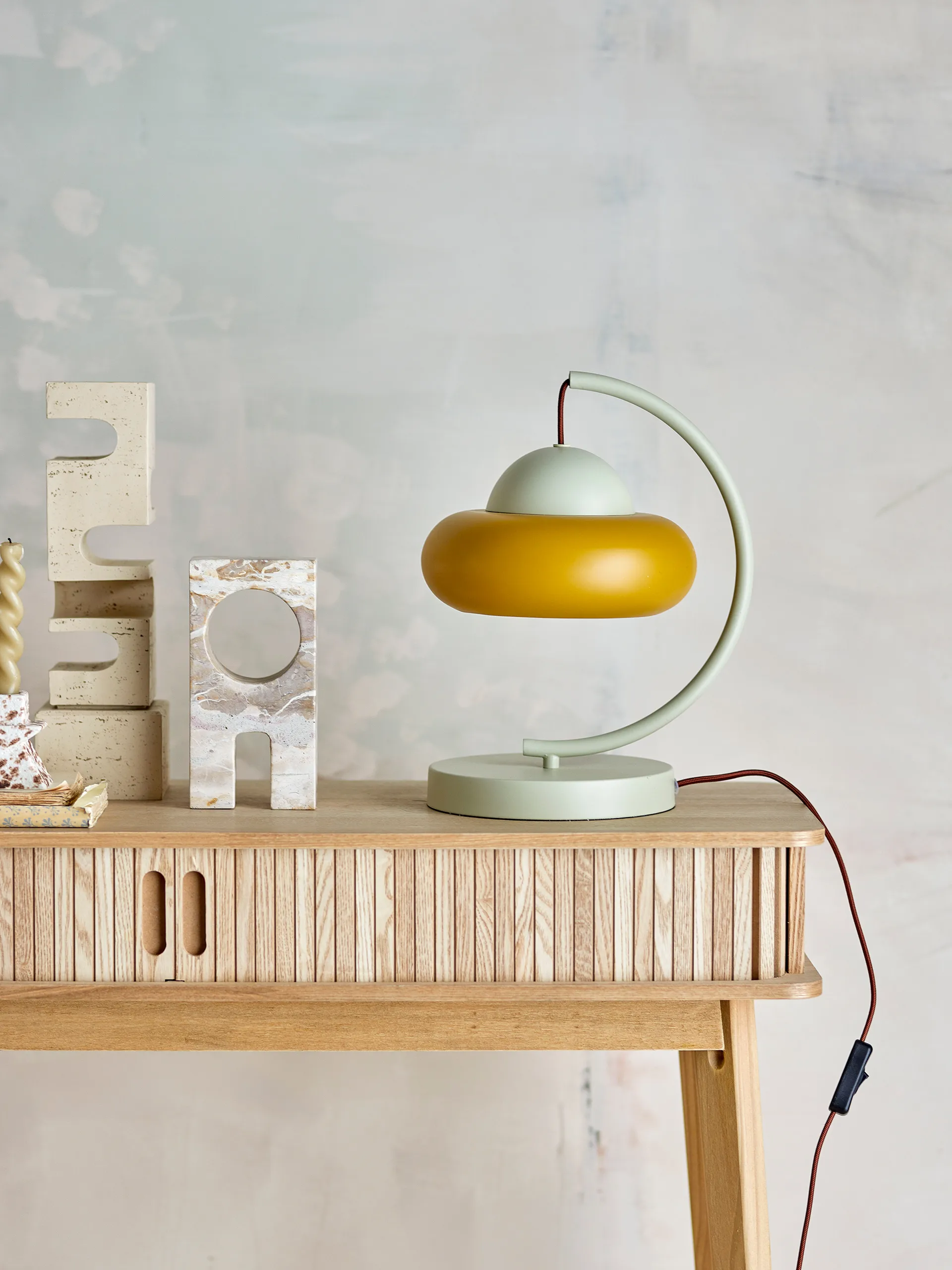 Bubble tafellamp 27x34,5 cm, Natuur Bloomingville