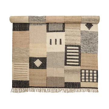 Cansel tapijt 150x245 cm - Wol-jute - Bloomingville