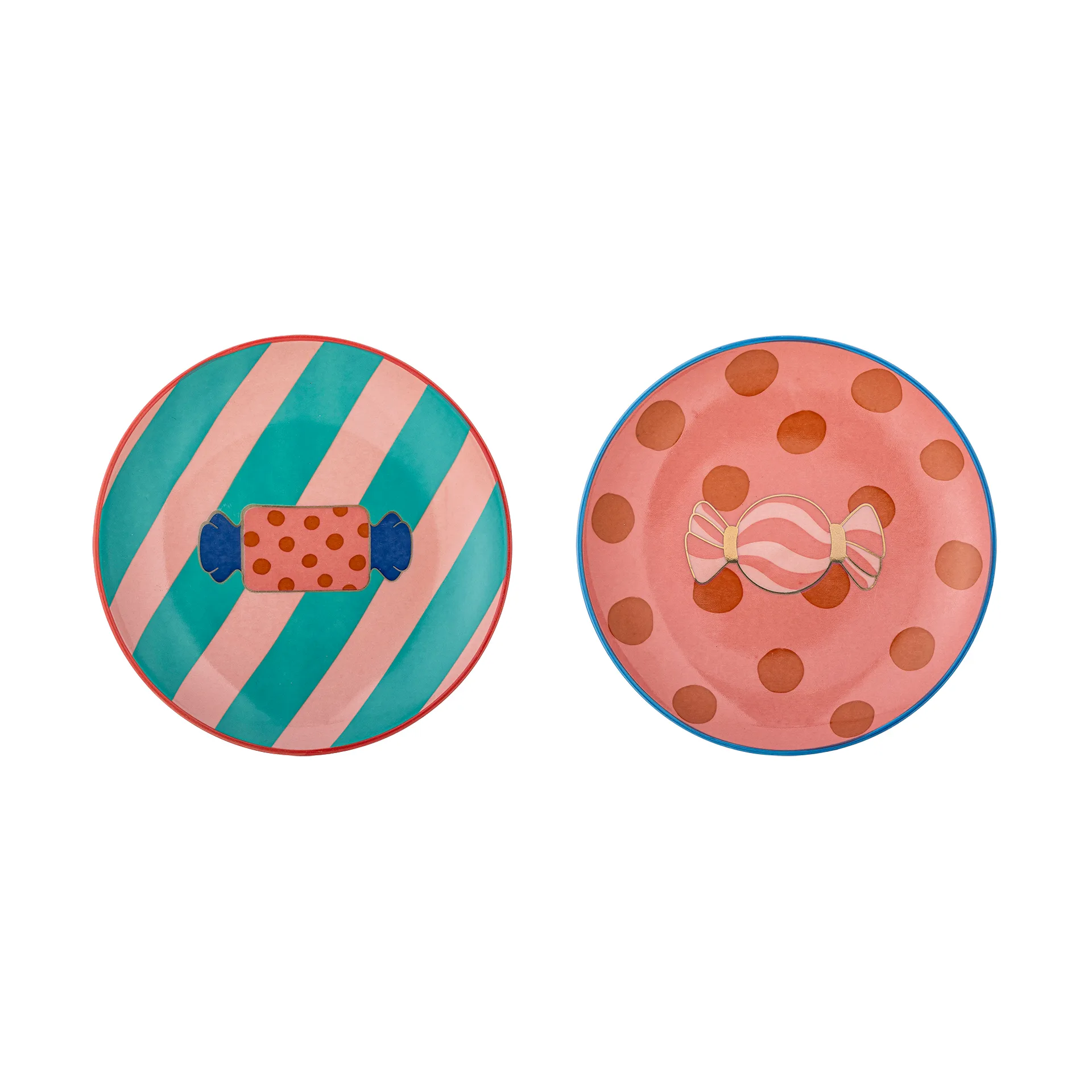 Caramella bord Ø16 cm 2 stuks, Roze Bloomingville