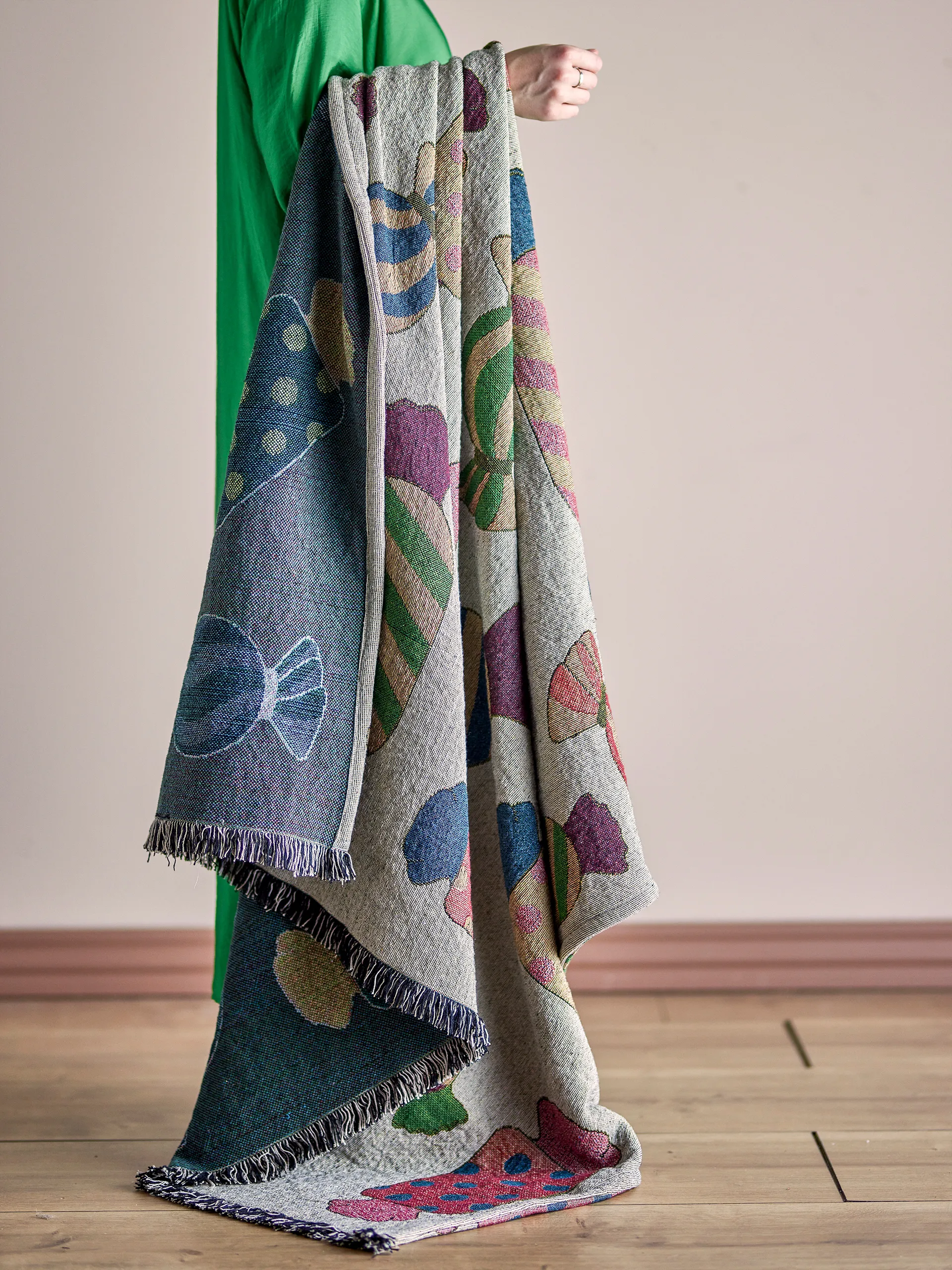 Caramella plaid 130x150 cm, Natuur Bloomingville