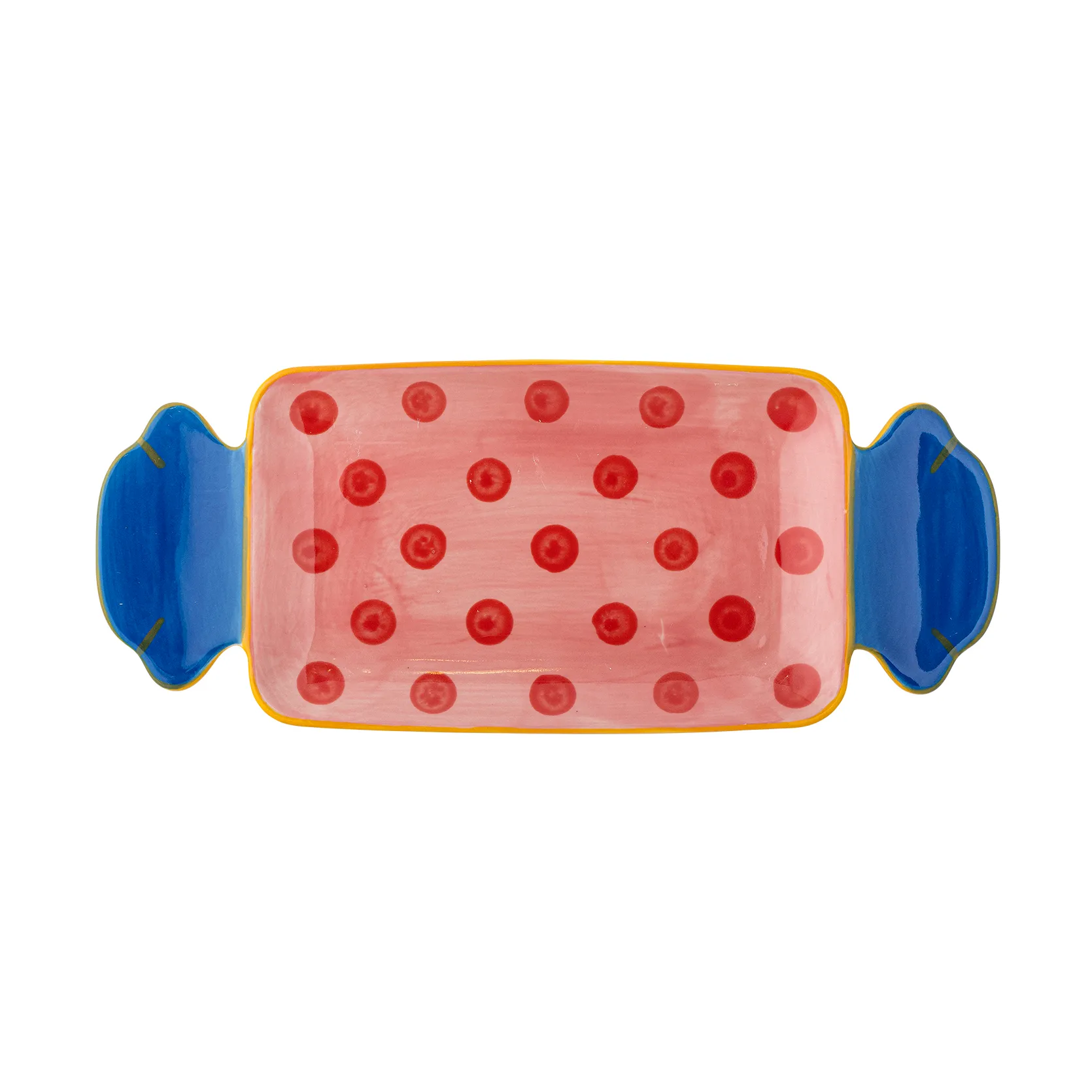 Caramella serveerschaal 10,5x25,5 cm, Roze Bloomingville