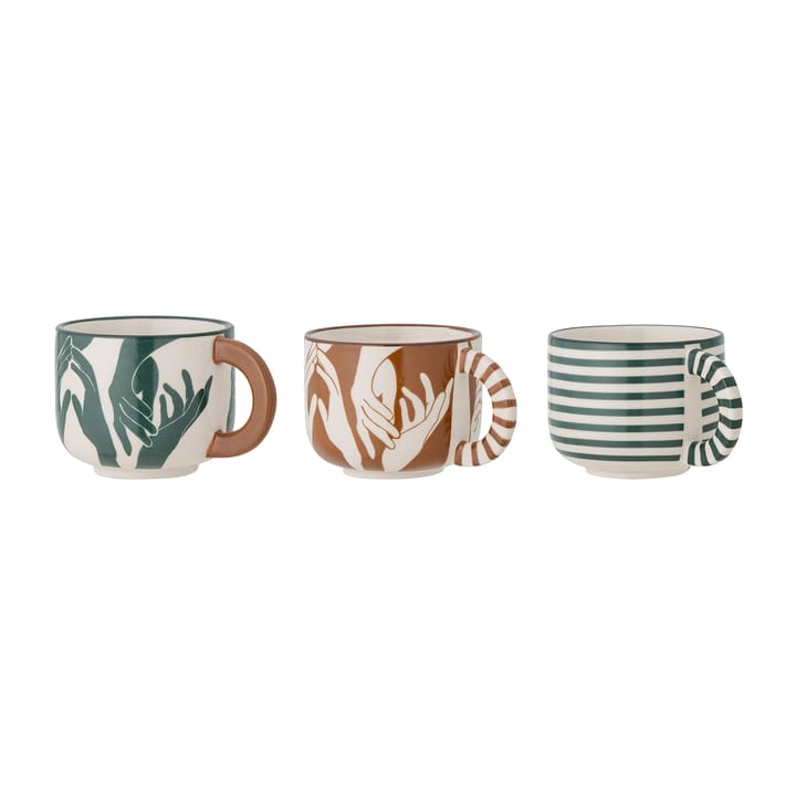 Carim kop 6,5 cm 3-delig, Multi Bloomingville