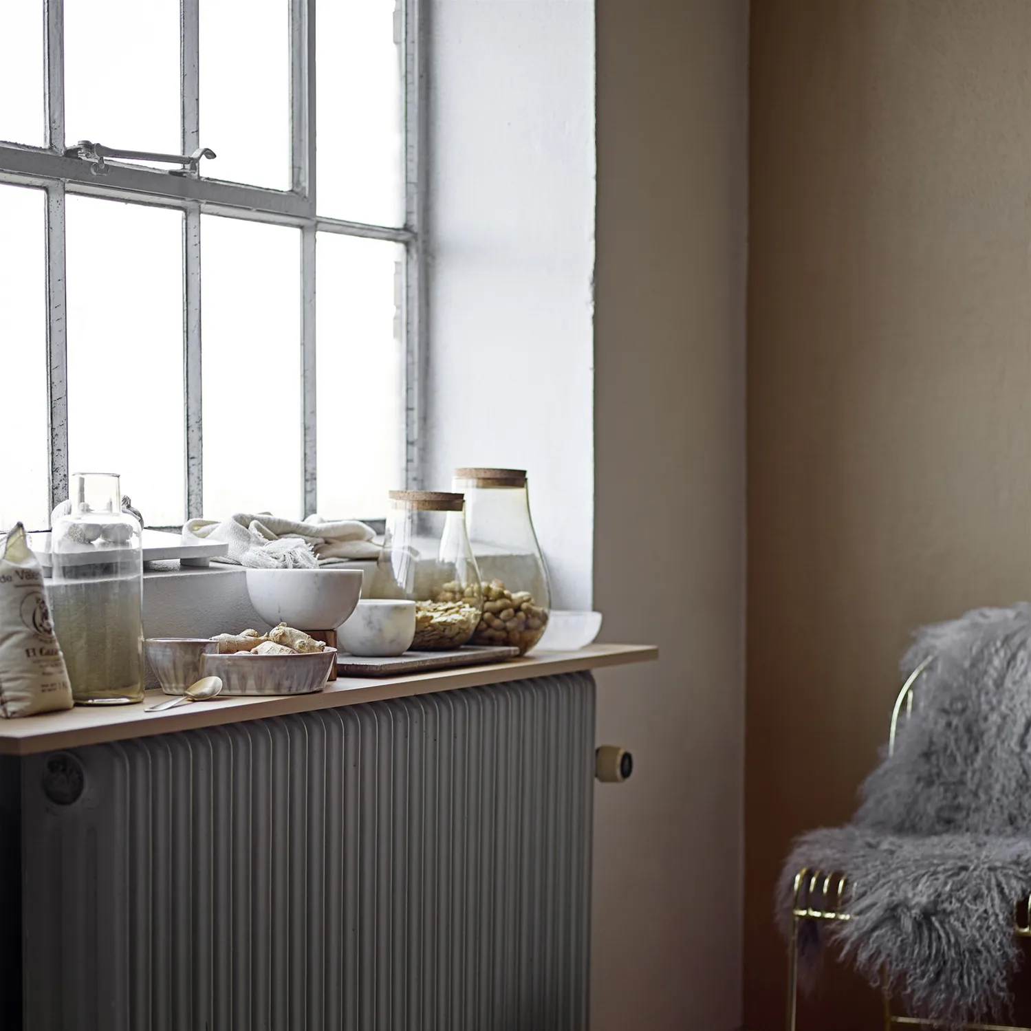 Casie voorraadpot/vaas met deksel, 22 cm Bloomingville