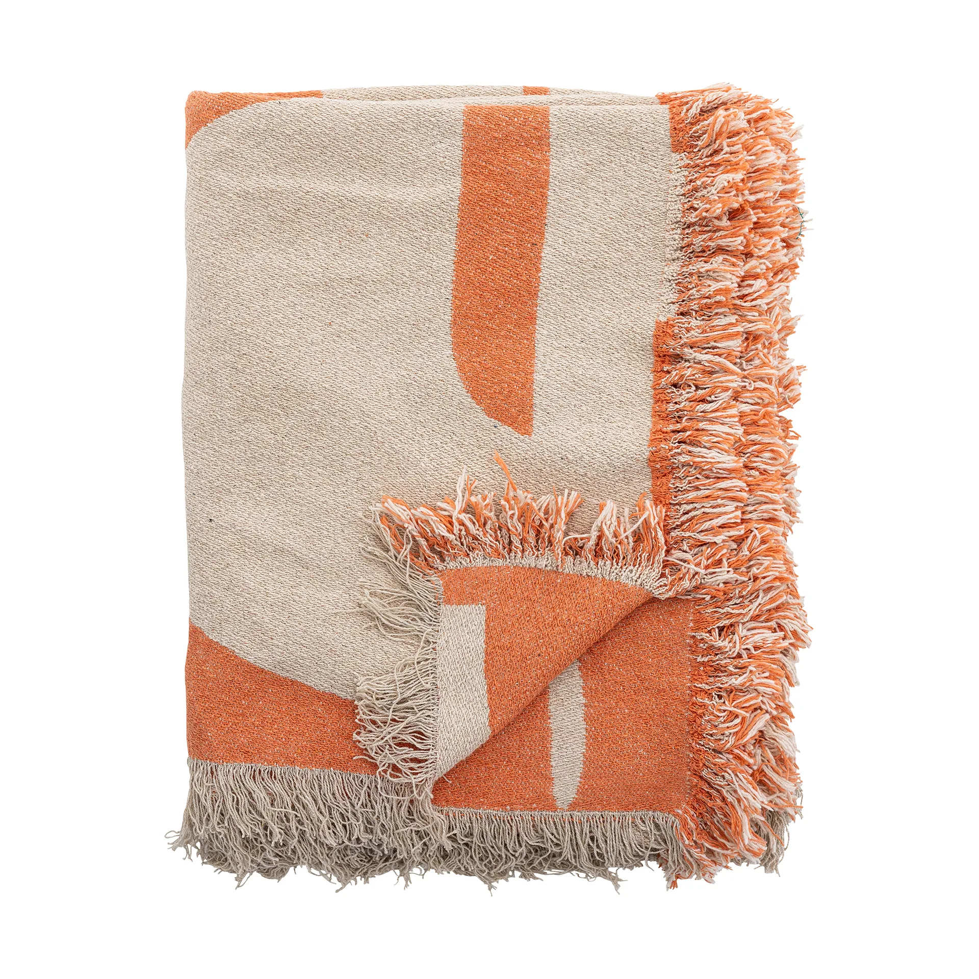 Caya plaid 130x160 cm, Oranje Bloomingville