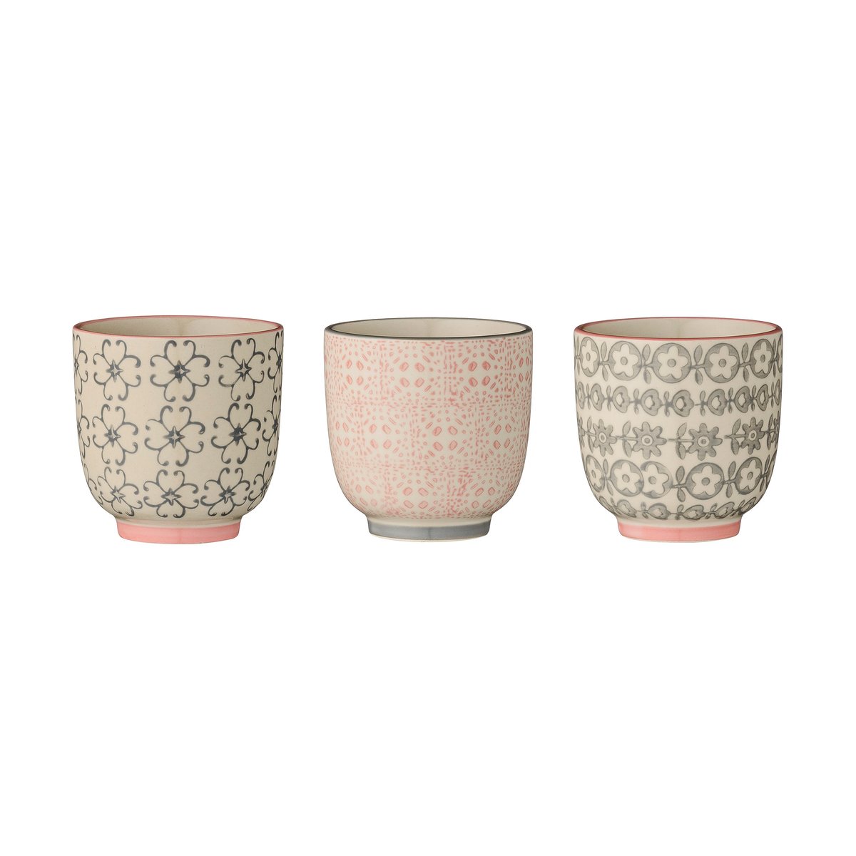 Bloomingville Cécile kopje 3-delig 3-delig 3-pack | Scandinavisch Interieur | Koffiekoppen | Multi