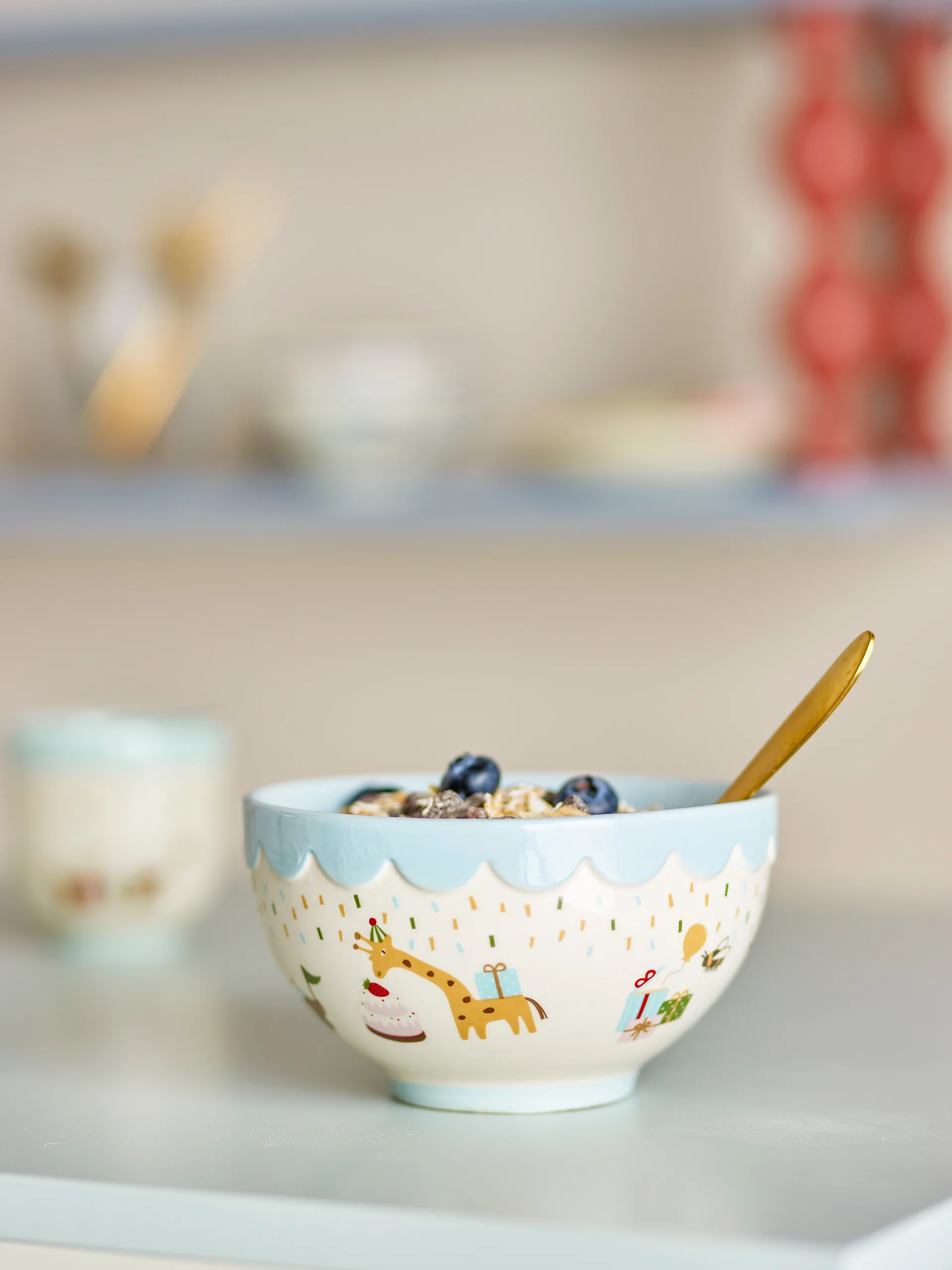 Celebrate schaal Ø13,5 cm, Blauw Bloomingville