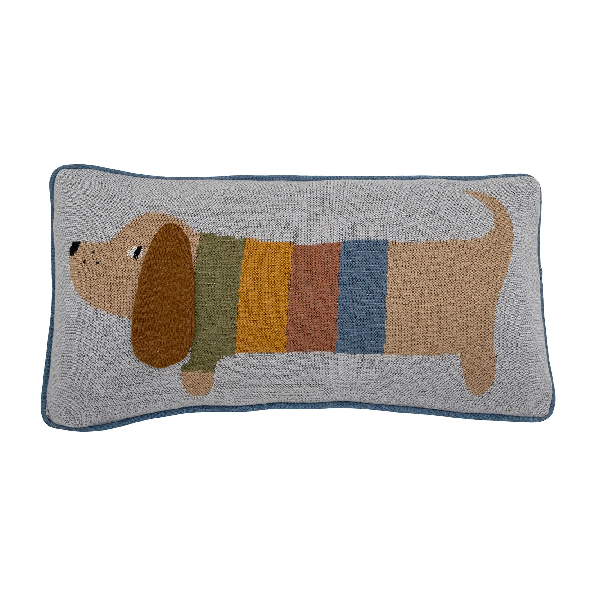 Charlie kussen 30x60 cm, Blauw Bloomingville