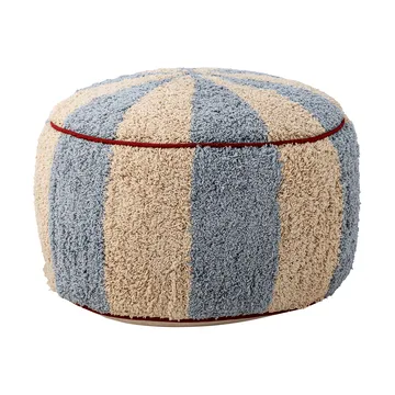 Charoline zitpoef Ø44 cm - Blauw-wit-rood - Bloomingville