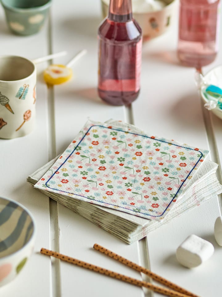 Cherry papieren servetten 20-pack, Rose Bloomingville