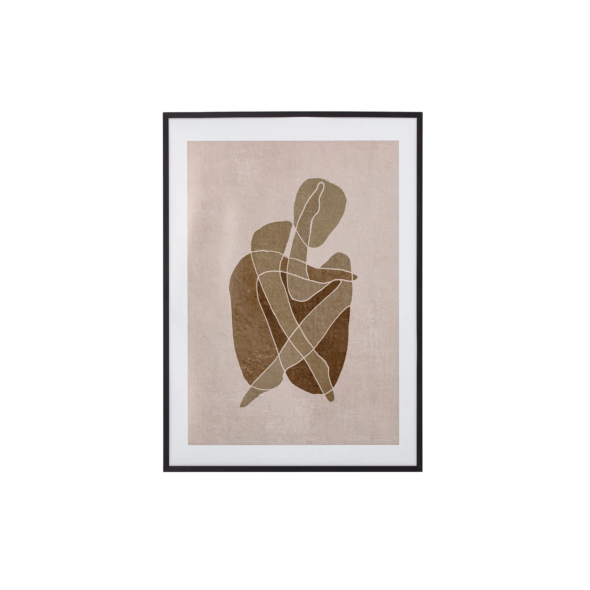 Chika schilderij zwarte lijst, 52x72 cm Bloomingville