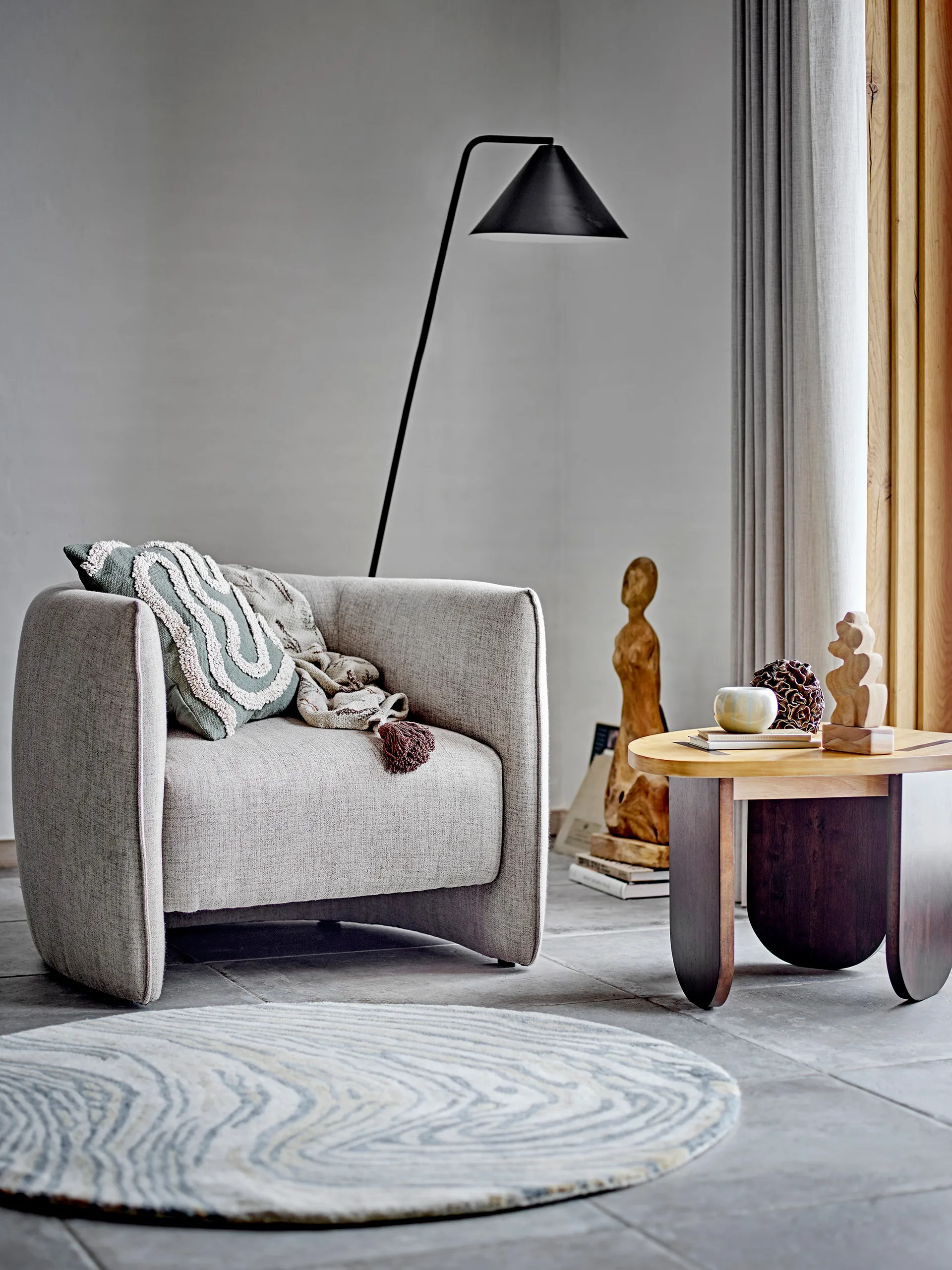 Cilas salontafel 60x75 cm, Rubberwood Bloomingville