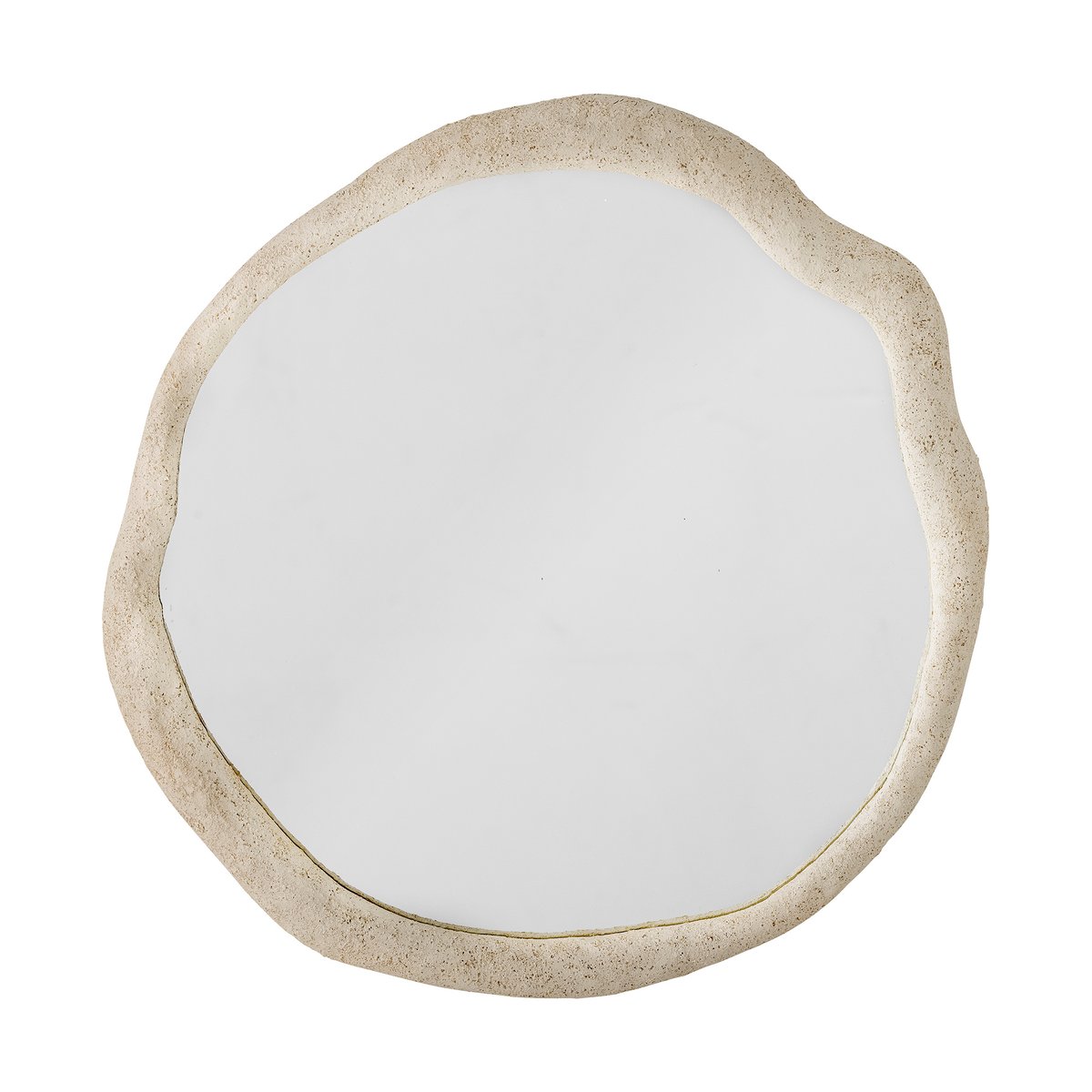 Bloomingville Cillia spiegel 38x41 cm Natuur | Scandinavisch Interieur | Wandspiegels | Beige