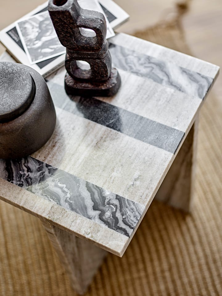 Clea bijzettafel, Bruin marmer Bloomingville