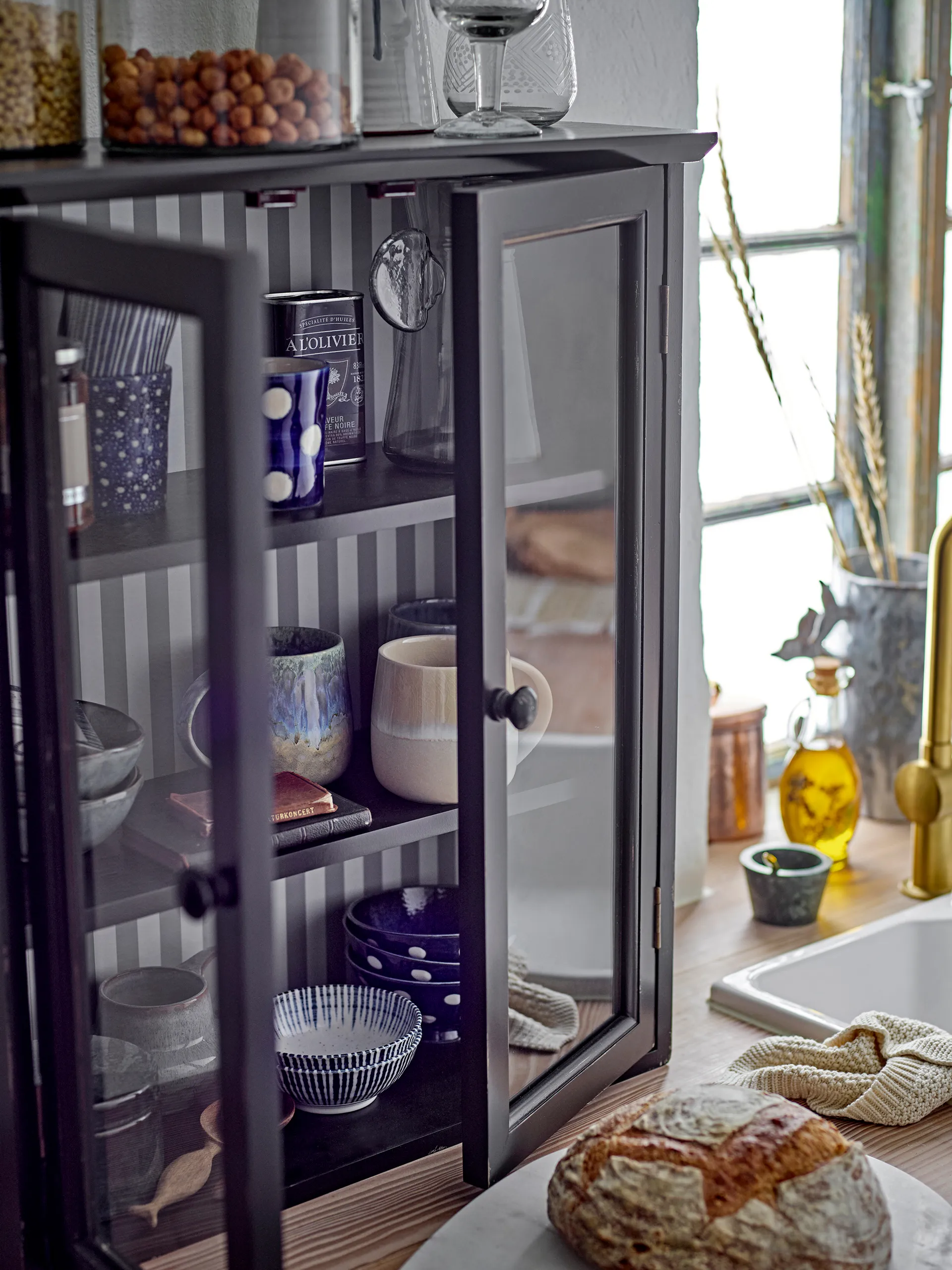 Cloe mok 46 cl 3-delig, Blauw Bloomingville