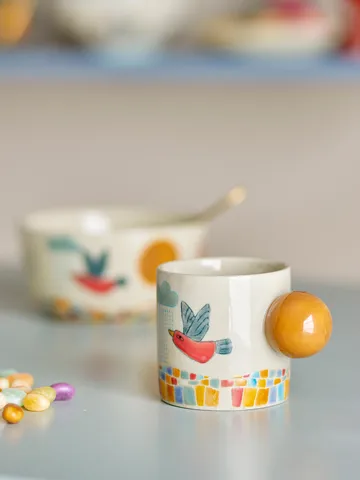 Colorine kop 15,5 cl - Natuur - Bloomingville