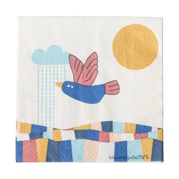 Colorine papieren servet 20-pack - Natuur - Bloomingville