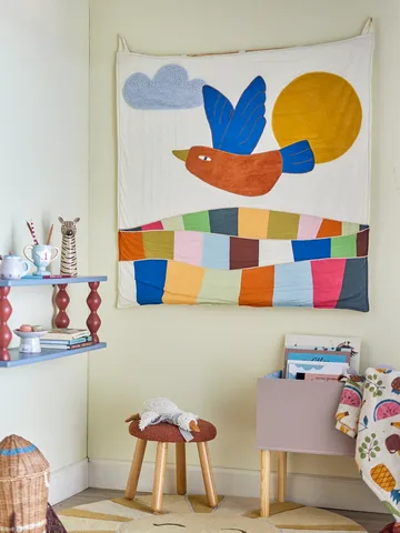 Colorine wanddecoratie katoen 101x101 cm - Natuur - Bloomingville