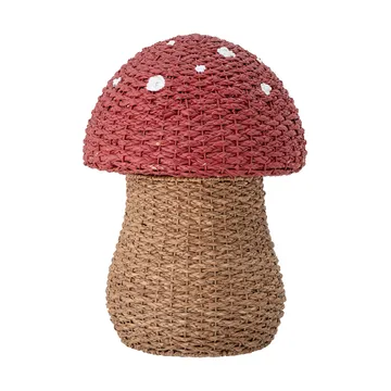 Corintha opbergmand met deksel Ø43x61 cm - Rood - Bloomingville