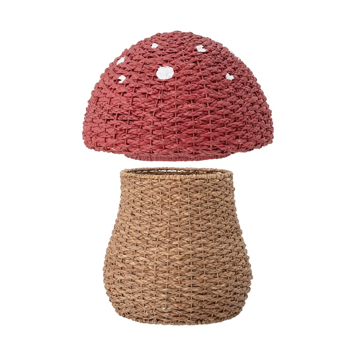 Corintha opbergmand met deksel 61xØ43 cm, Rood Bloomingville