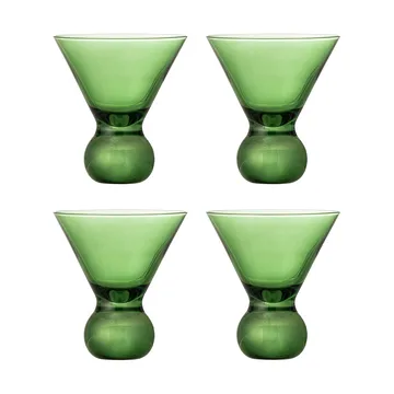Corliss cocktailglas 4-pack - Groen - Bloomingville