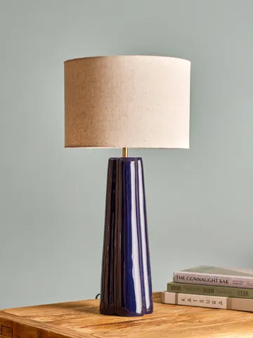 Cornelie tafellamp - Blue, Ø30 cm - Bloomingville