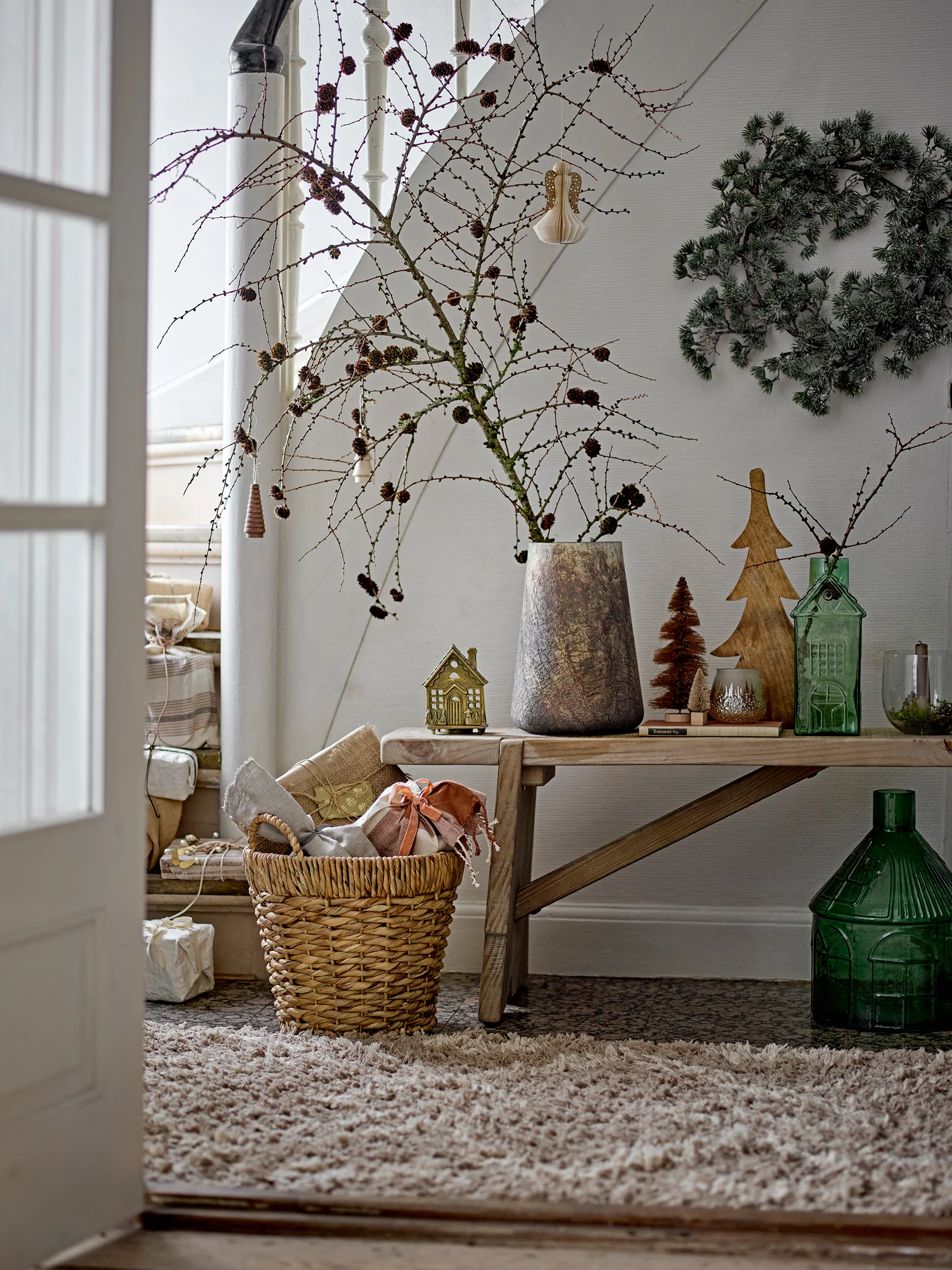 Crista kaarsenhouder 6x14 cm, Messing Bloomingville