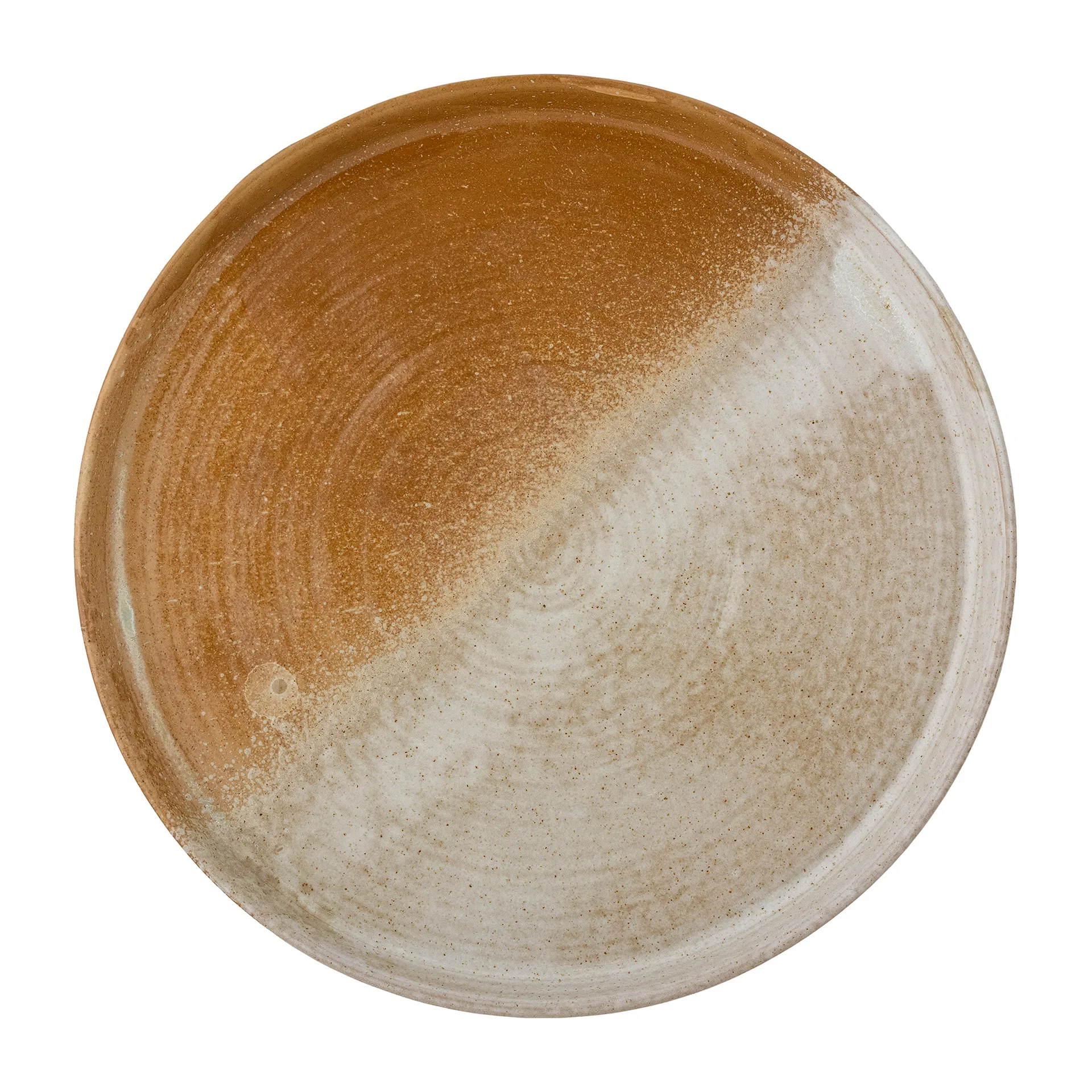 Dahlia serveerschotel Ø32,5 cm, Bruin Bloomingville