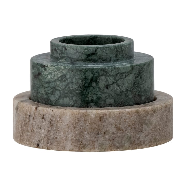 Dalin kandelaar Ø10 cm - Groen marmer - Bloomingville